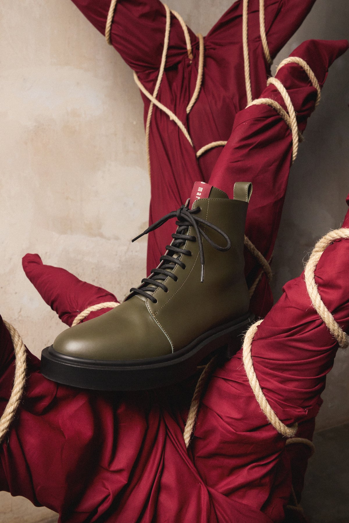 Lace-Up Ankle Boots