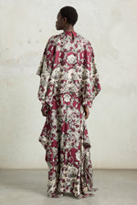 Silk Dress with Foulard Print