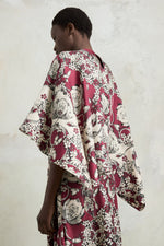 Silk Dress with Foulard Print