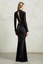3D Rose Tulle Dress
