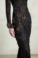 3D Rose Tulle Dress