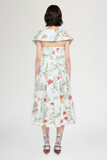 Alghero Print Bustier Dress