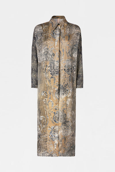 Printed Shirt Dress