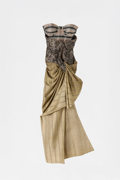 Deconstructed Bustier Dress