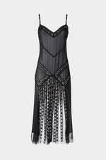 Black Jewel Slip Dress
