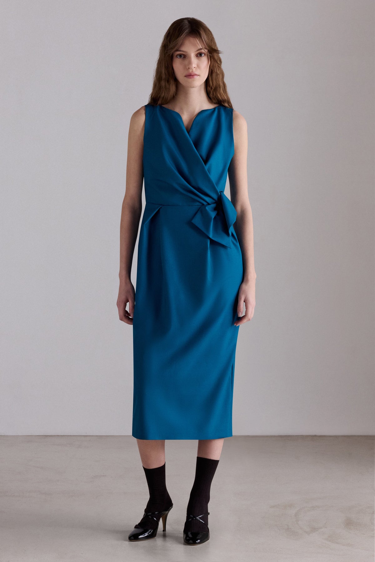 Wrap Midi Dress