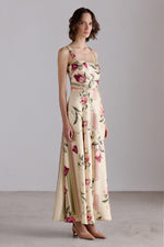 Rose and Tulip Silk Dress