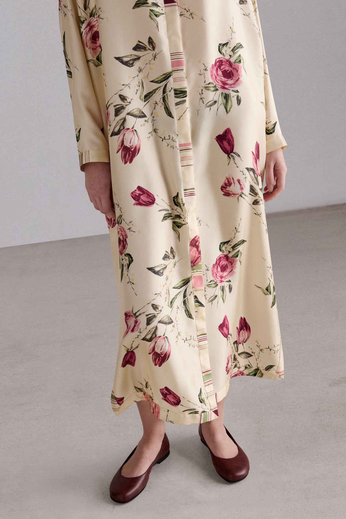 Rose and Tulip Chemisier Dress