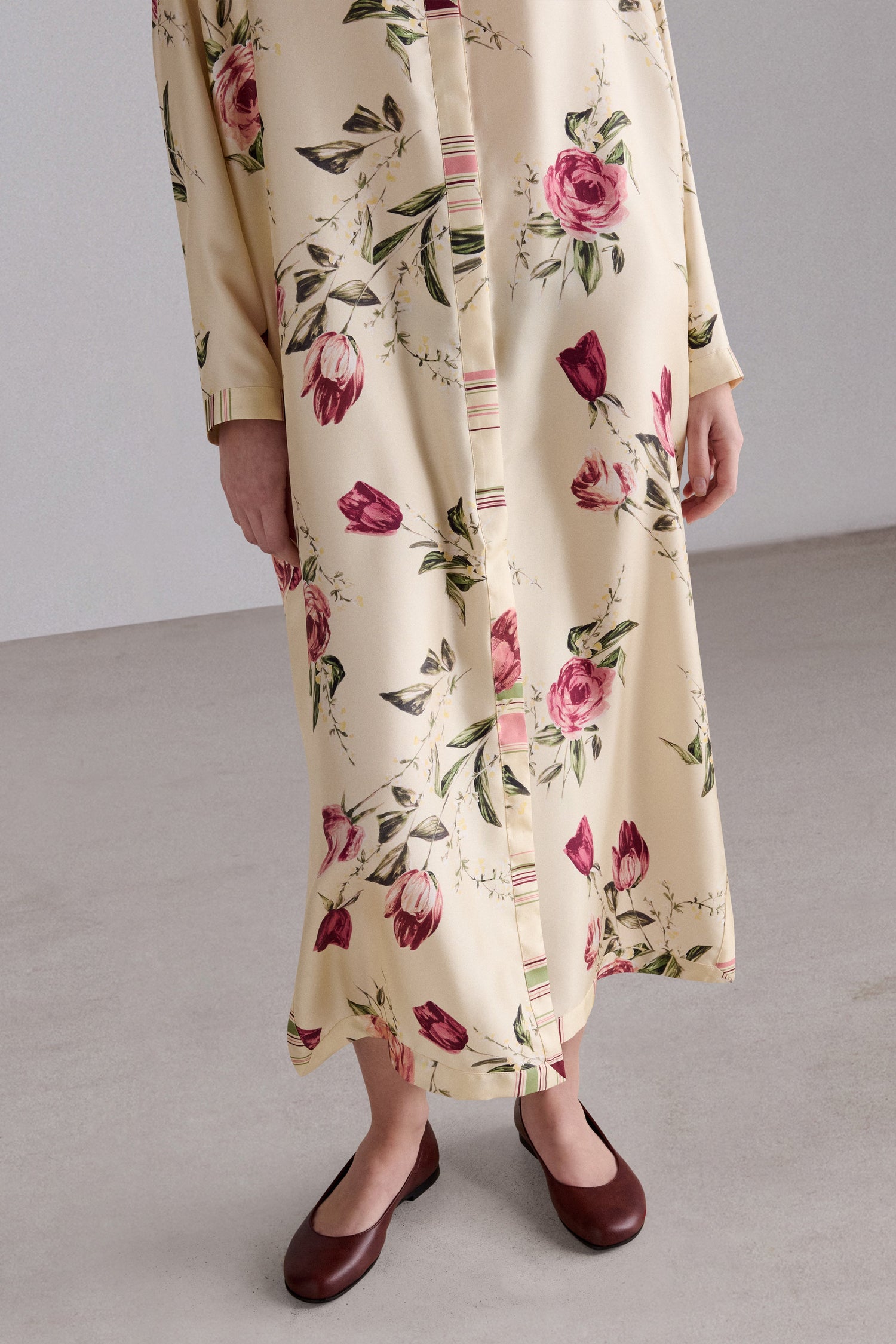 Rose and Tulip Chemisier Dress