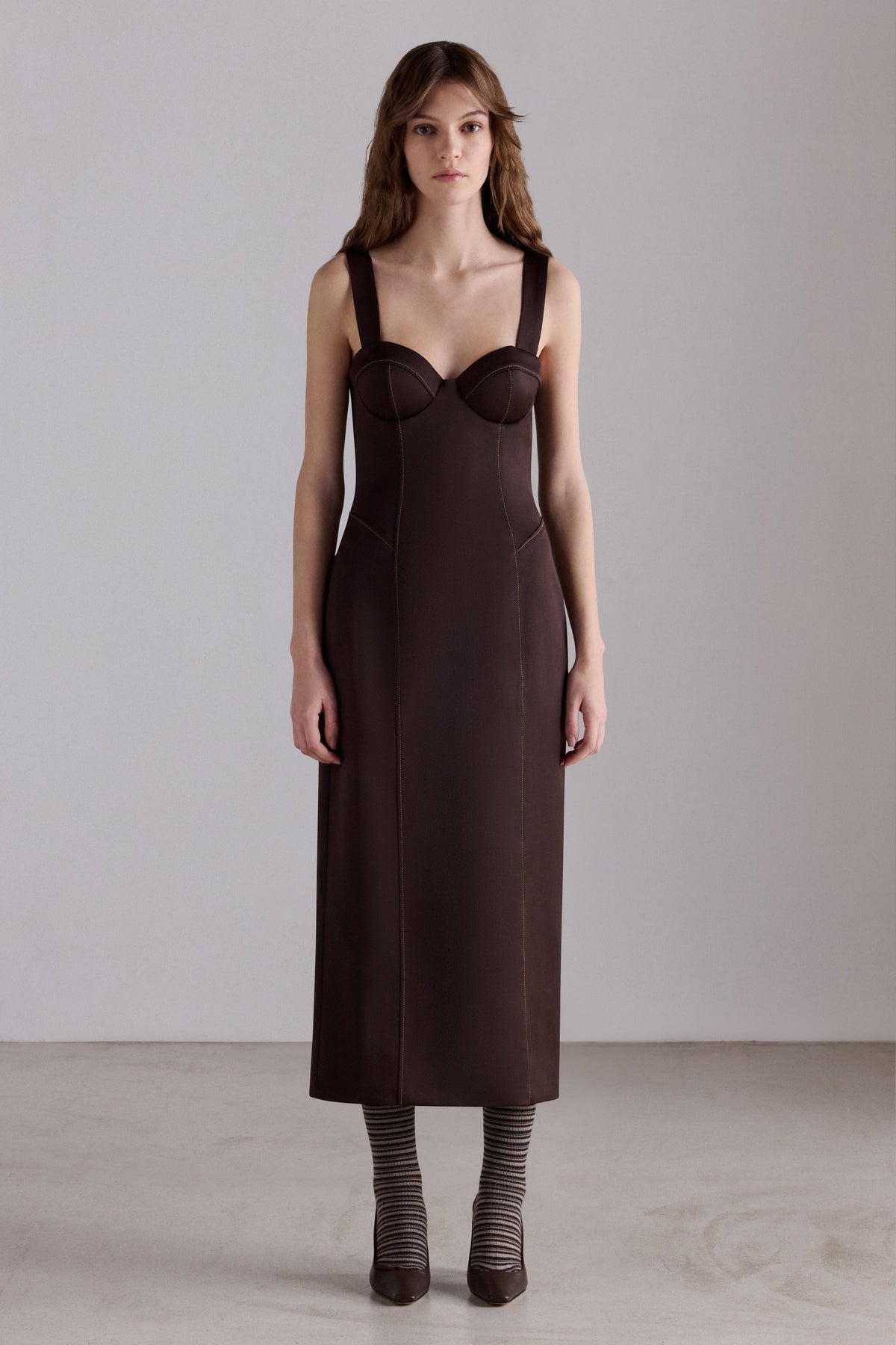 Chocolate Bustier Dress