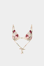Rose and Tulip Triangle Bikini