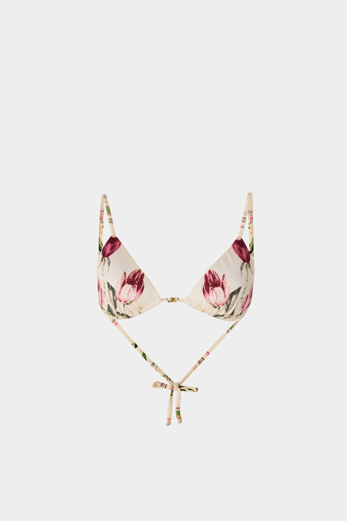 Rose and Tulip Triangle Bikini