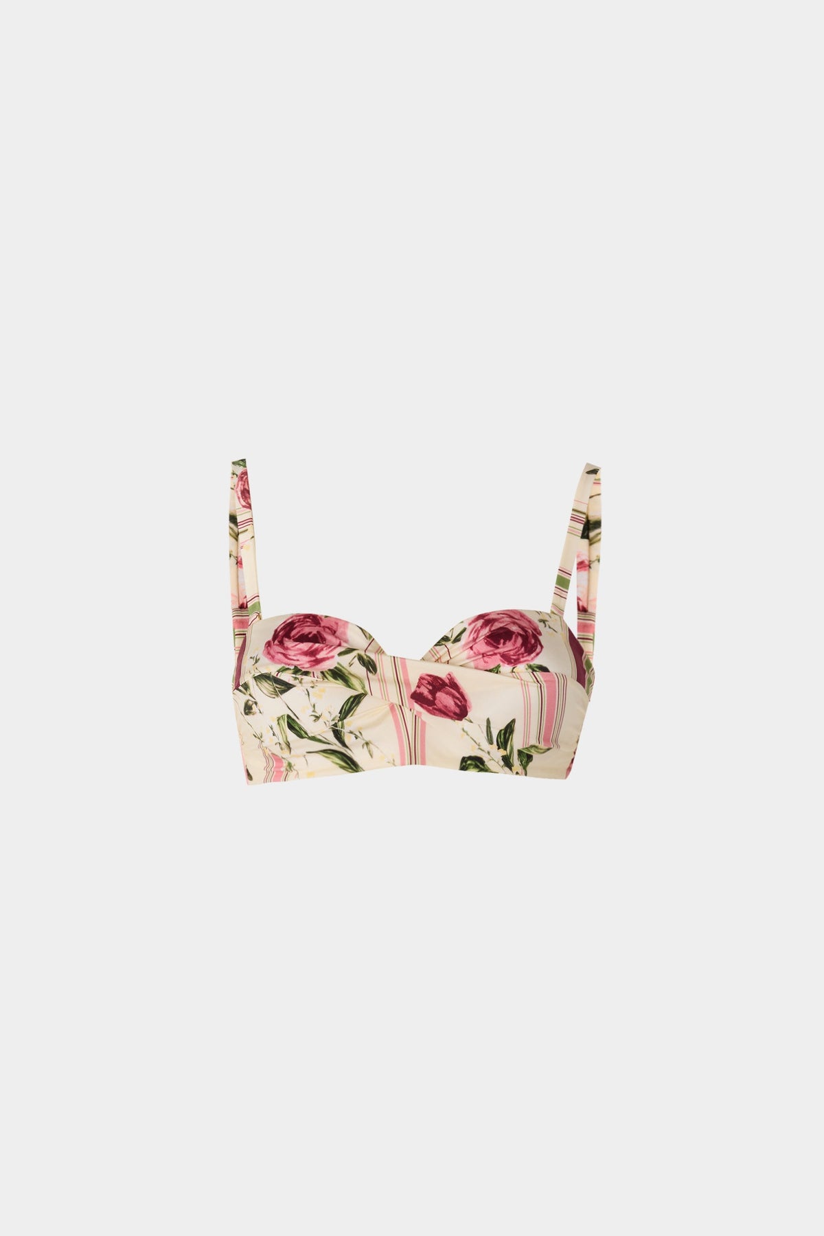 Rose & Tulip Bandeau Top