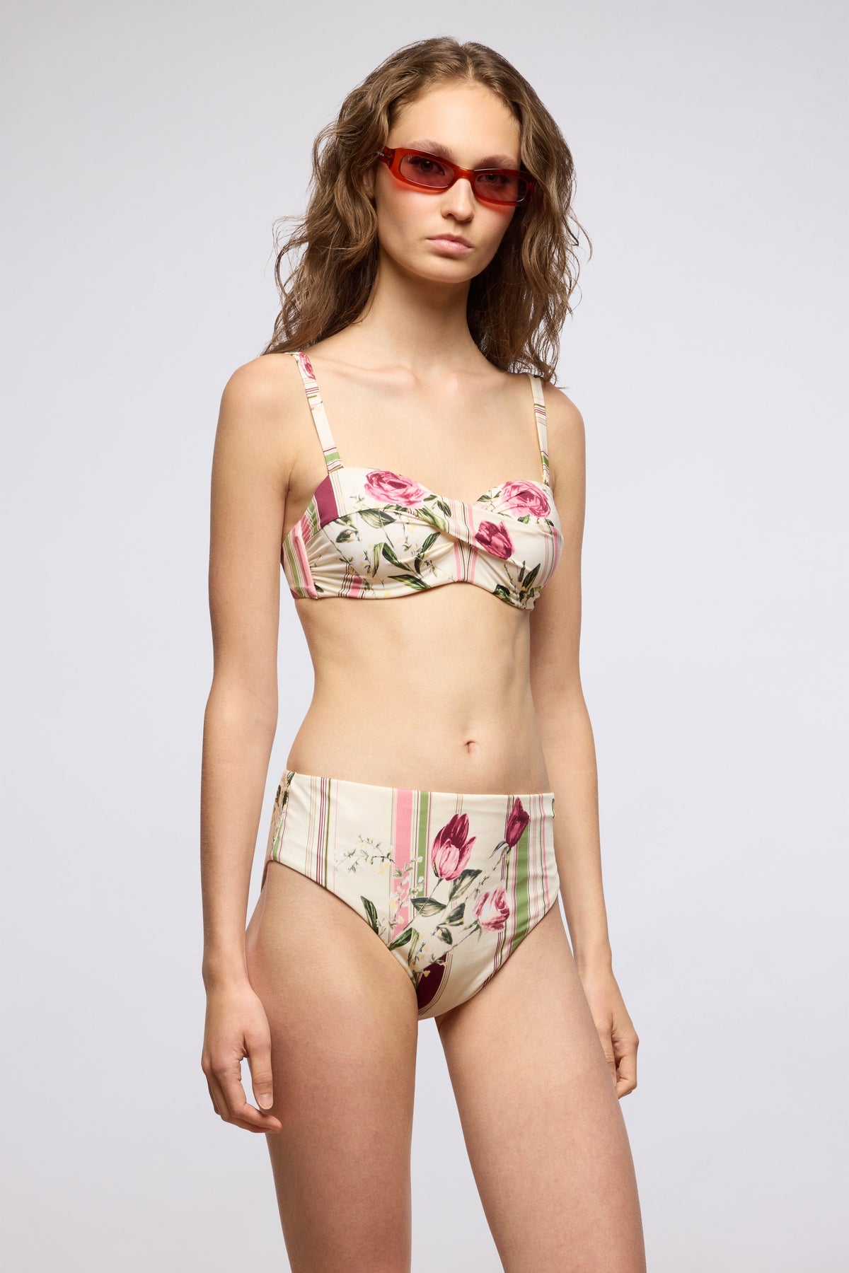 Rose & Tulip Bandeau Top