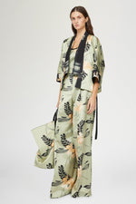 Kimono Ibiscus Print