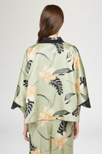 Kimono Ibiscus Print