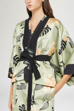 Kimono Ibiscus Print
