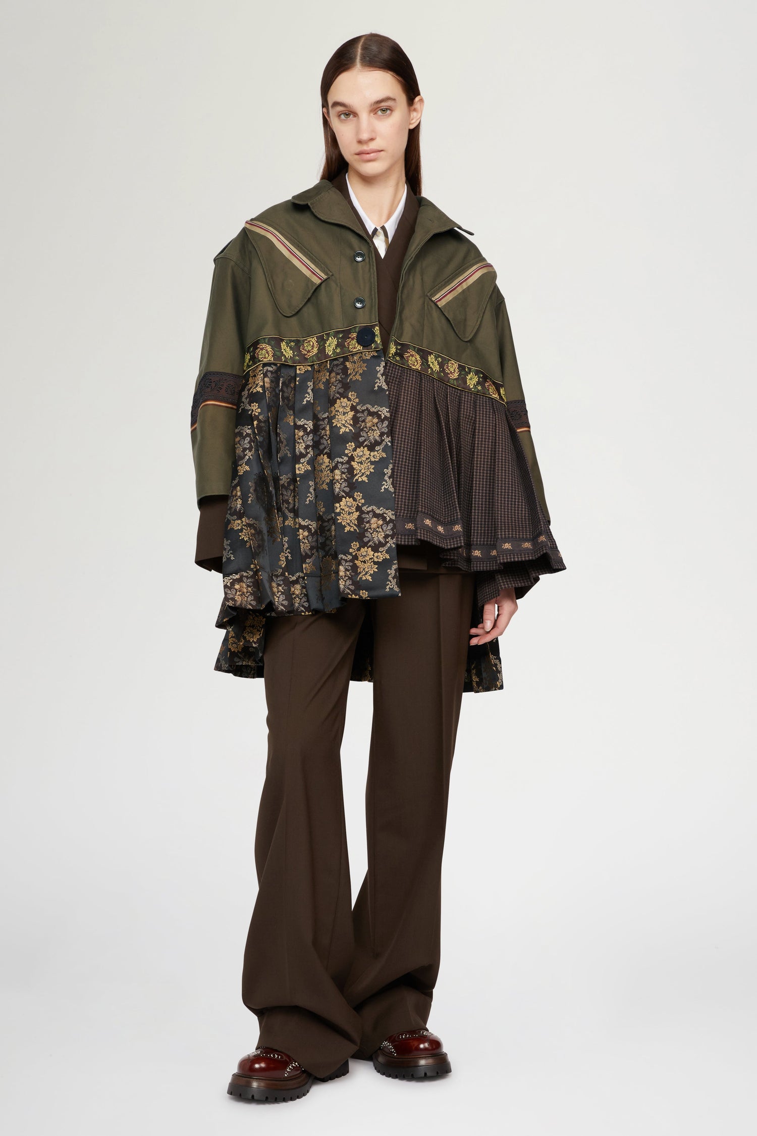 Pleated Parka