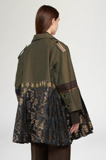 Pleated Parka