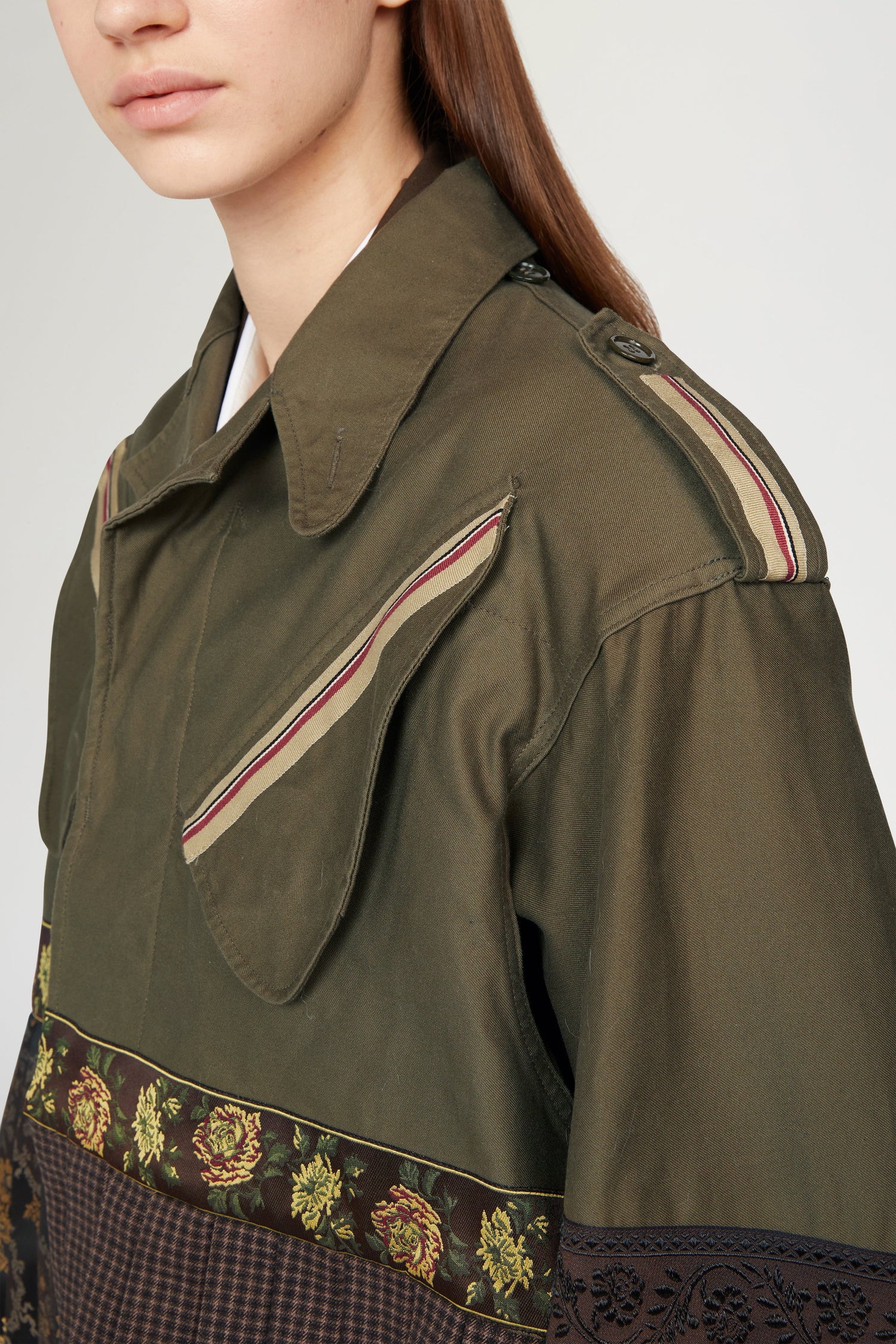 Pleated Parka