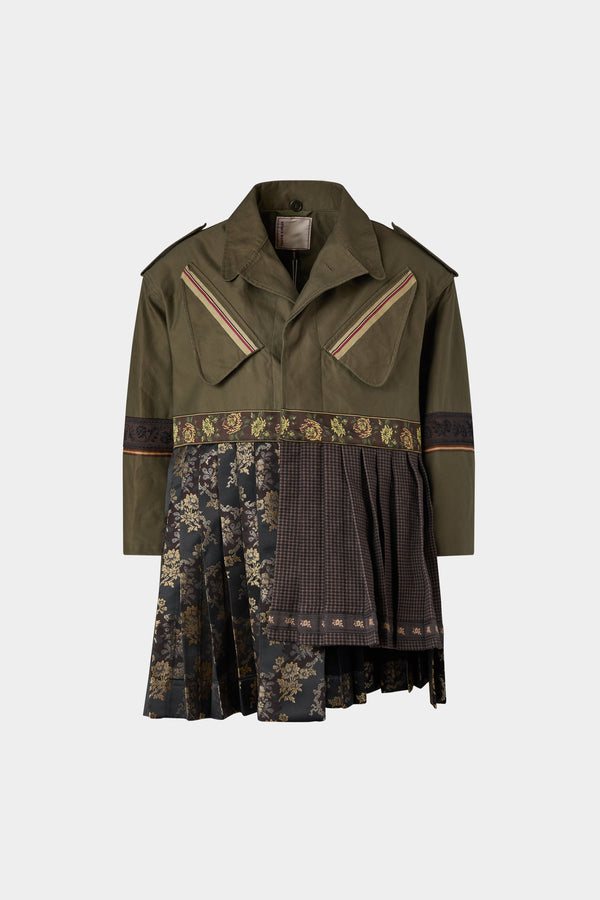 Pleated Parka