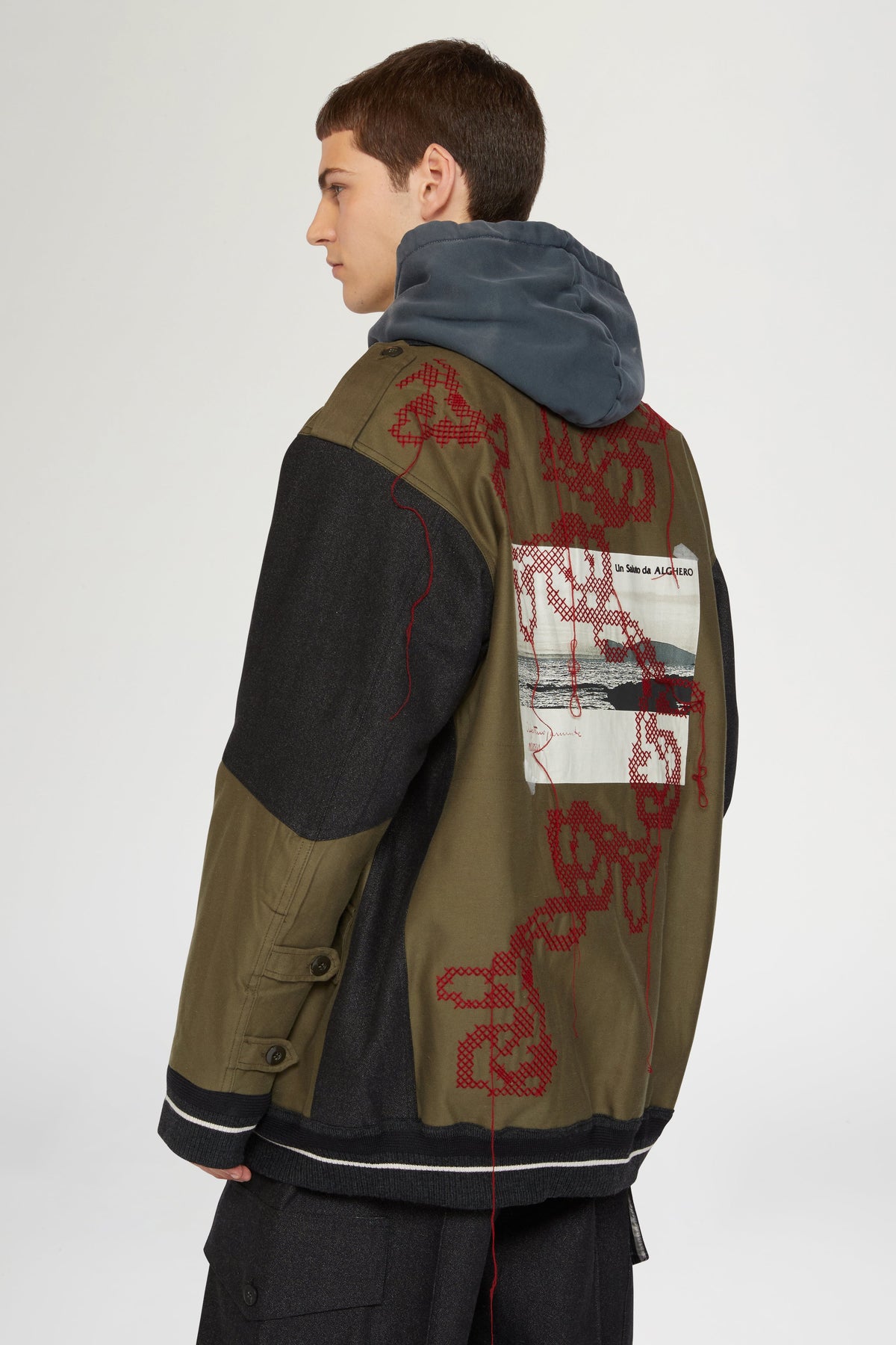 Cotton Parka with Embroidery