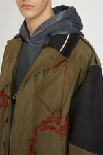 Cotton Parka with Embroidery