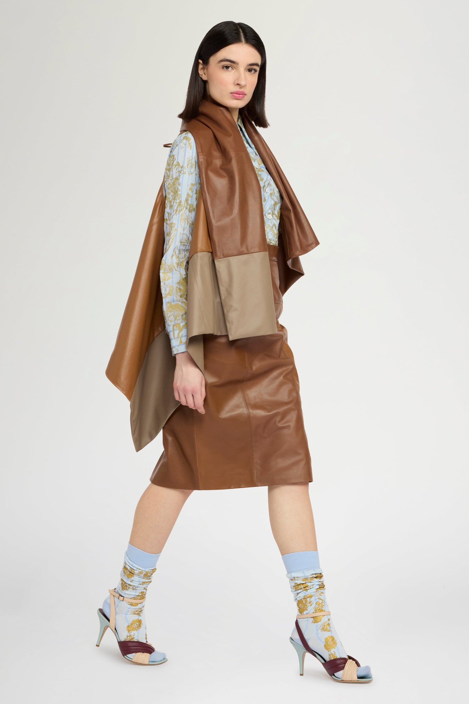 Gavoi Color-Block in Leather