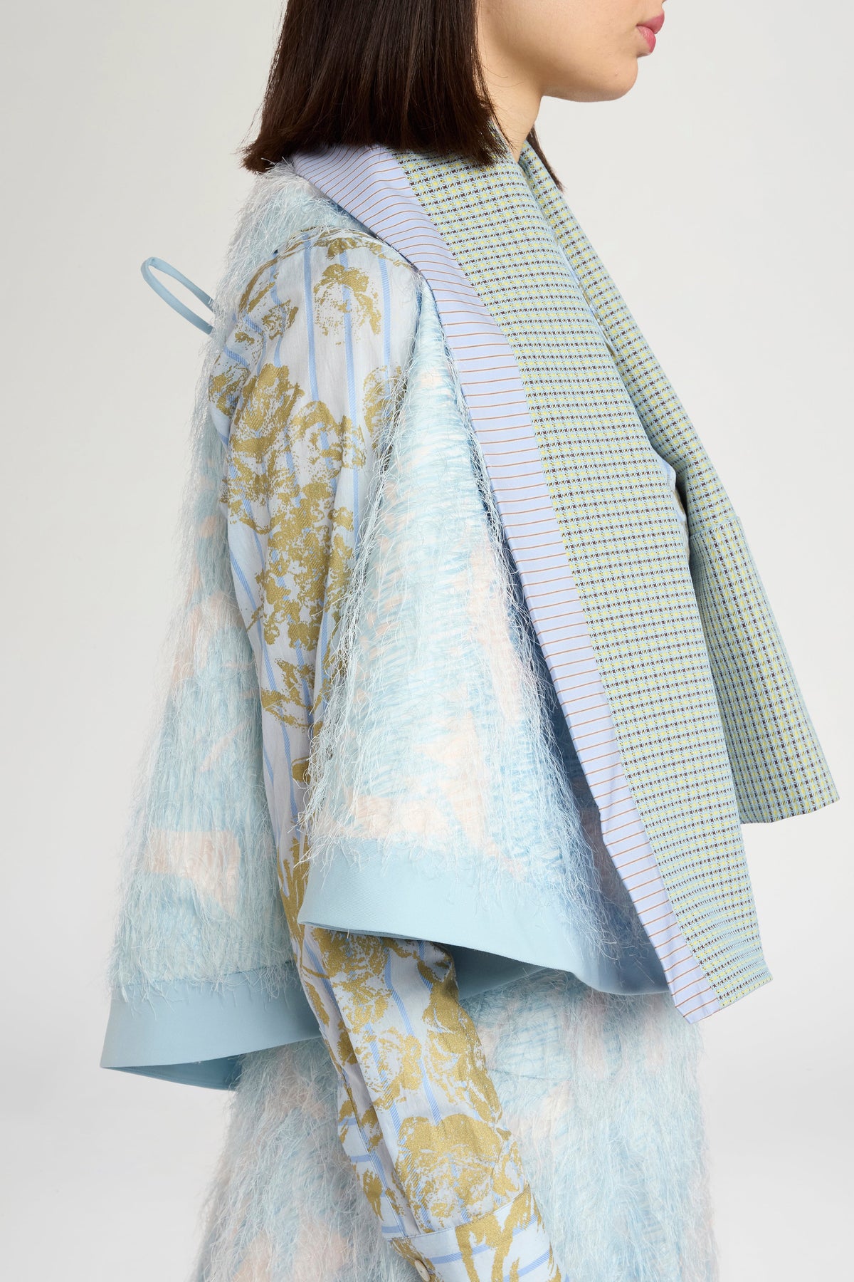 Round-cut Patchwork Gavoi with Mixed Fabrics