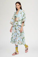 Short Kimono with Floral Print