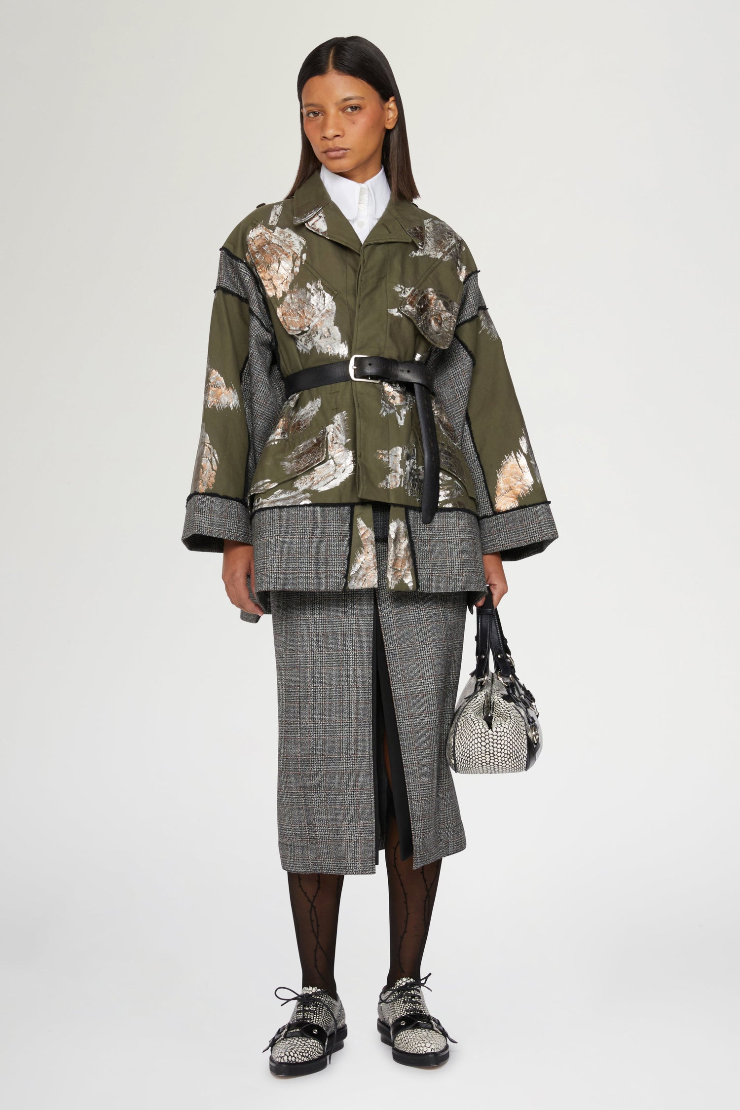 Rose Patchwork Parka
