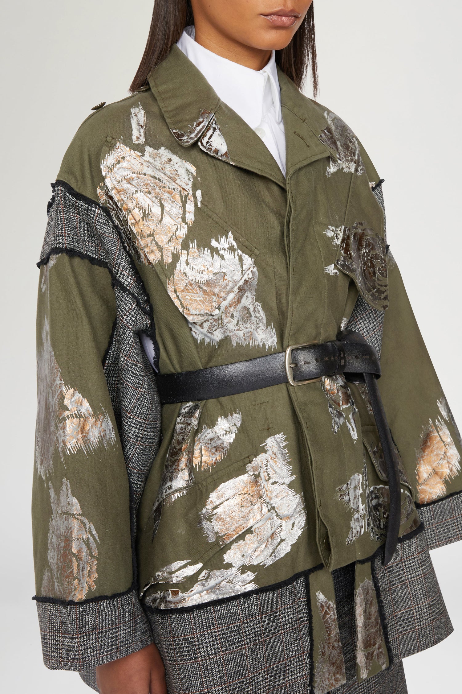 Rose Patchwork Parka