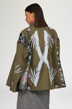 Parka with Painted Roses & Hands
