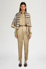Gold Patchwork Printed Gavoi