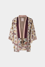 Ivory Floral Patchwork Kimono