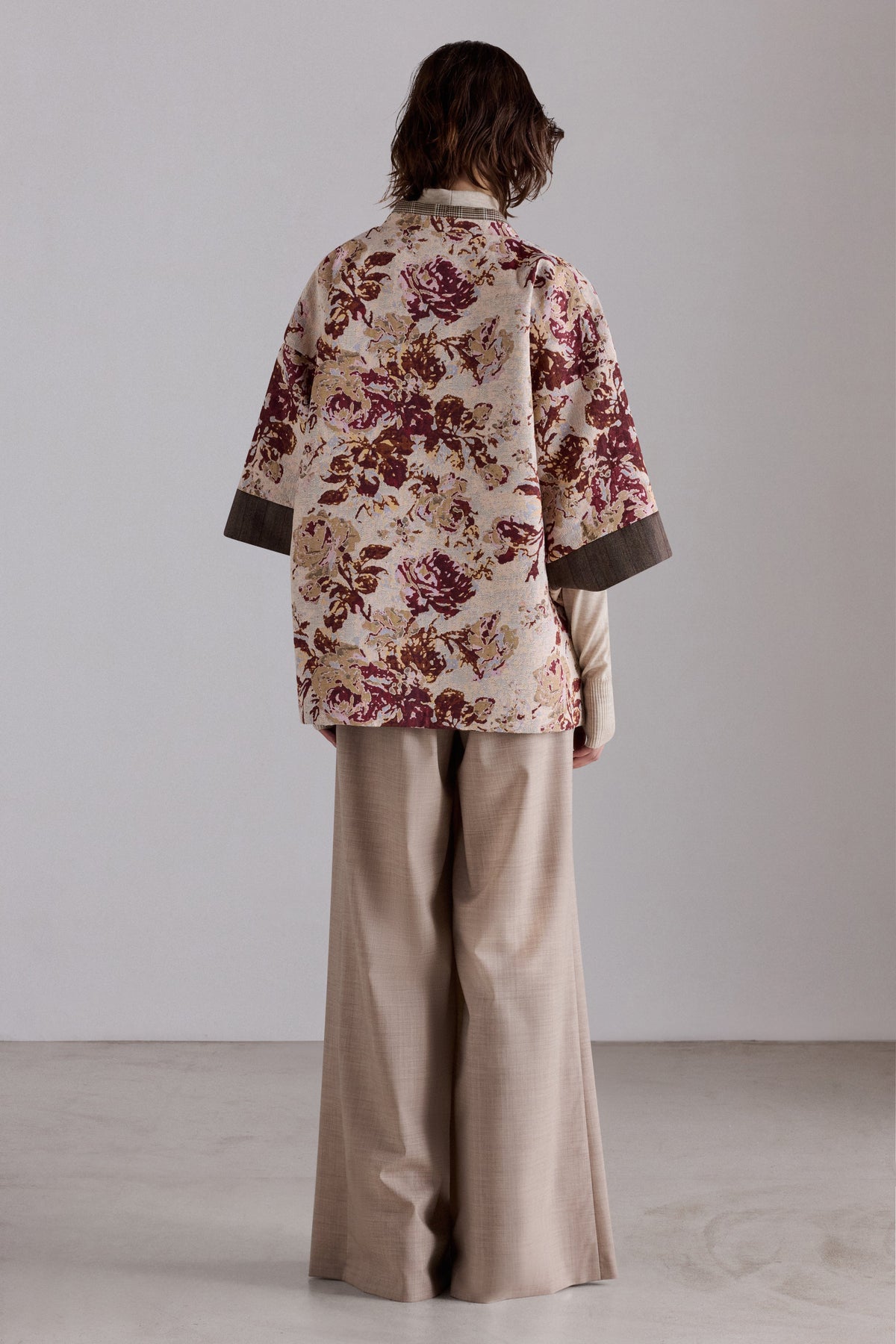 Rose Jacquard Kimono