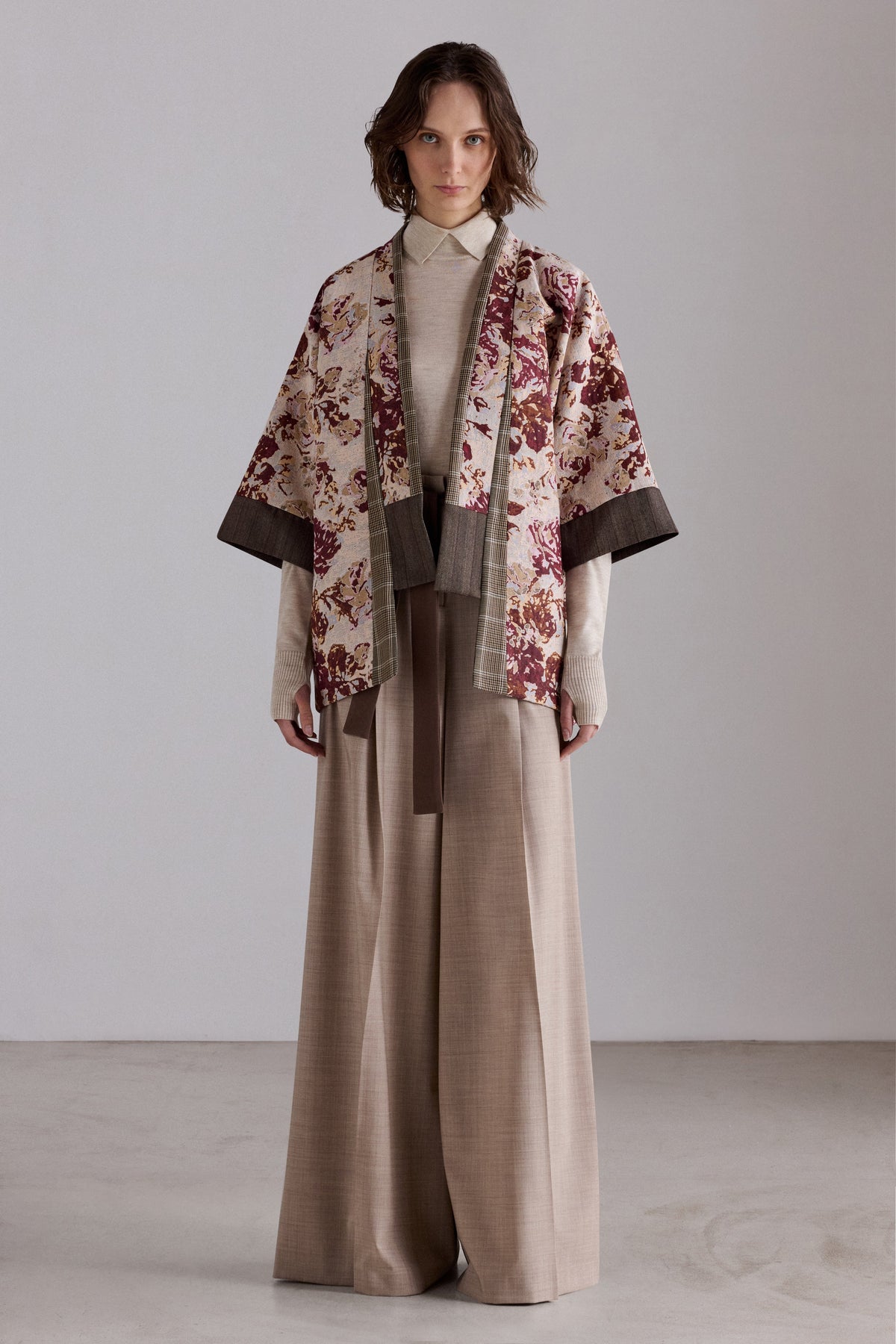 Rose Jacquard Kimono
