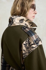 Regular Parka with Double-Face Duchesse Inserts
