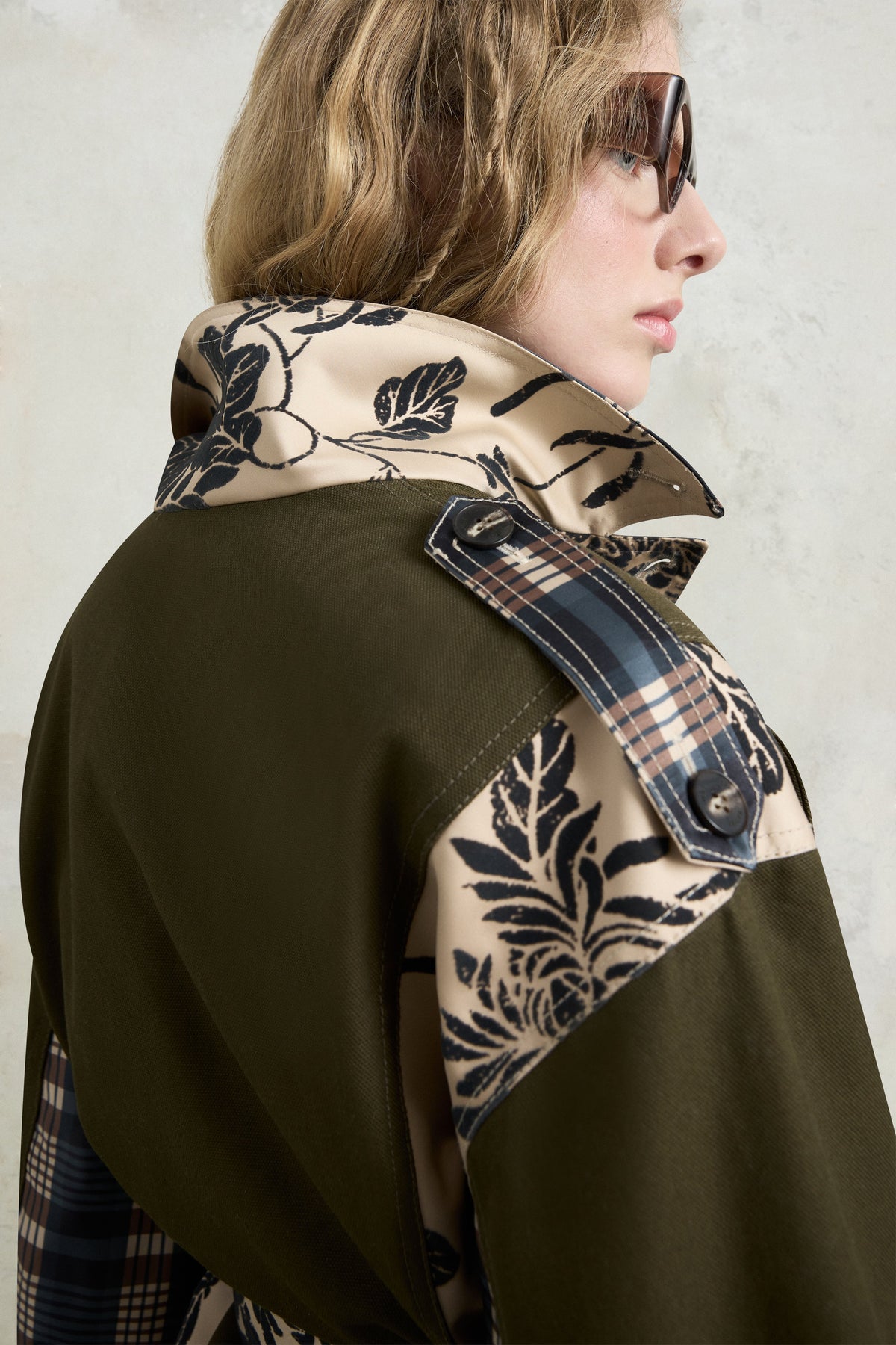 Regular Parka with Double-Face Duchesse Inserts