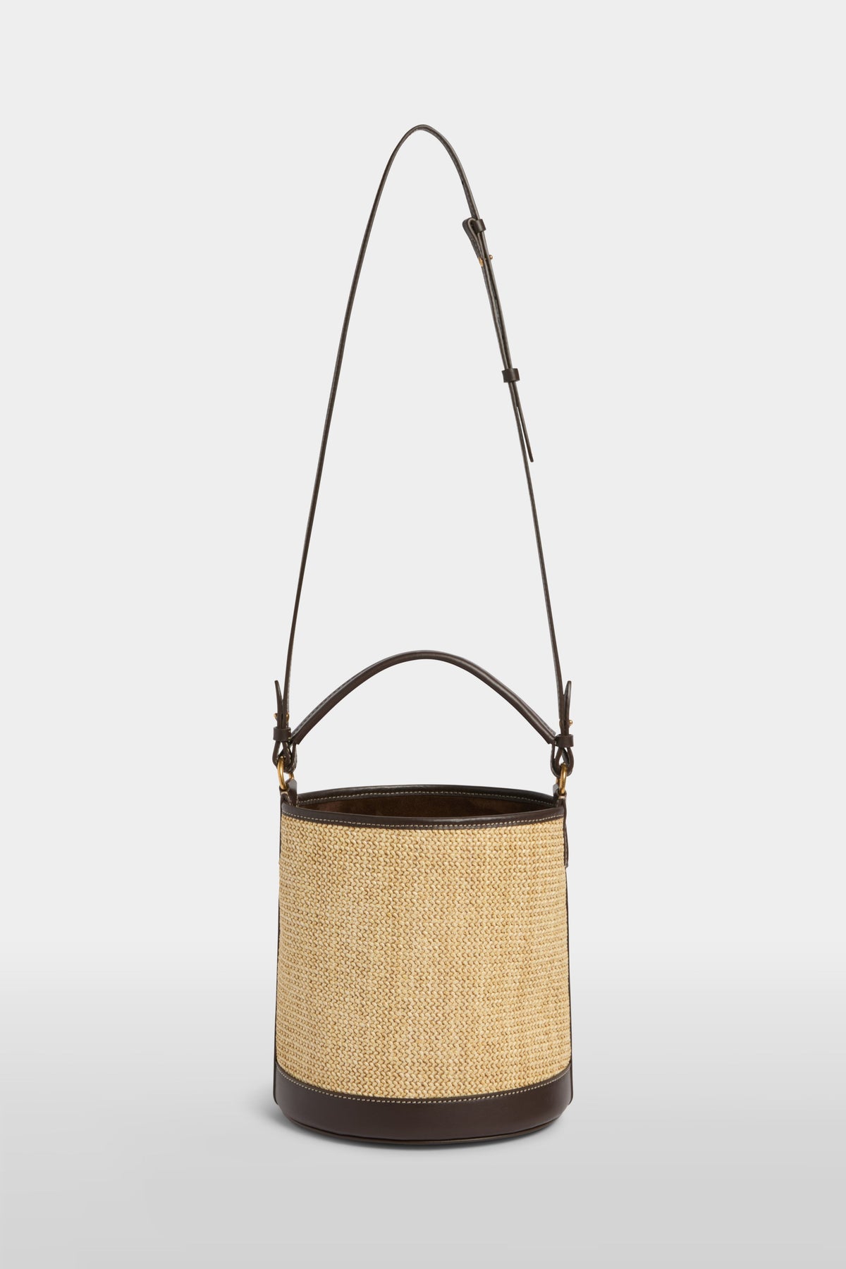 Raffia Bucket Bag