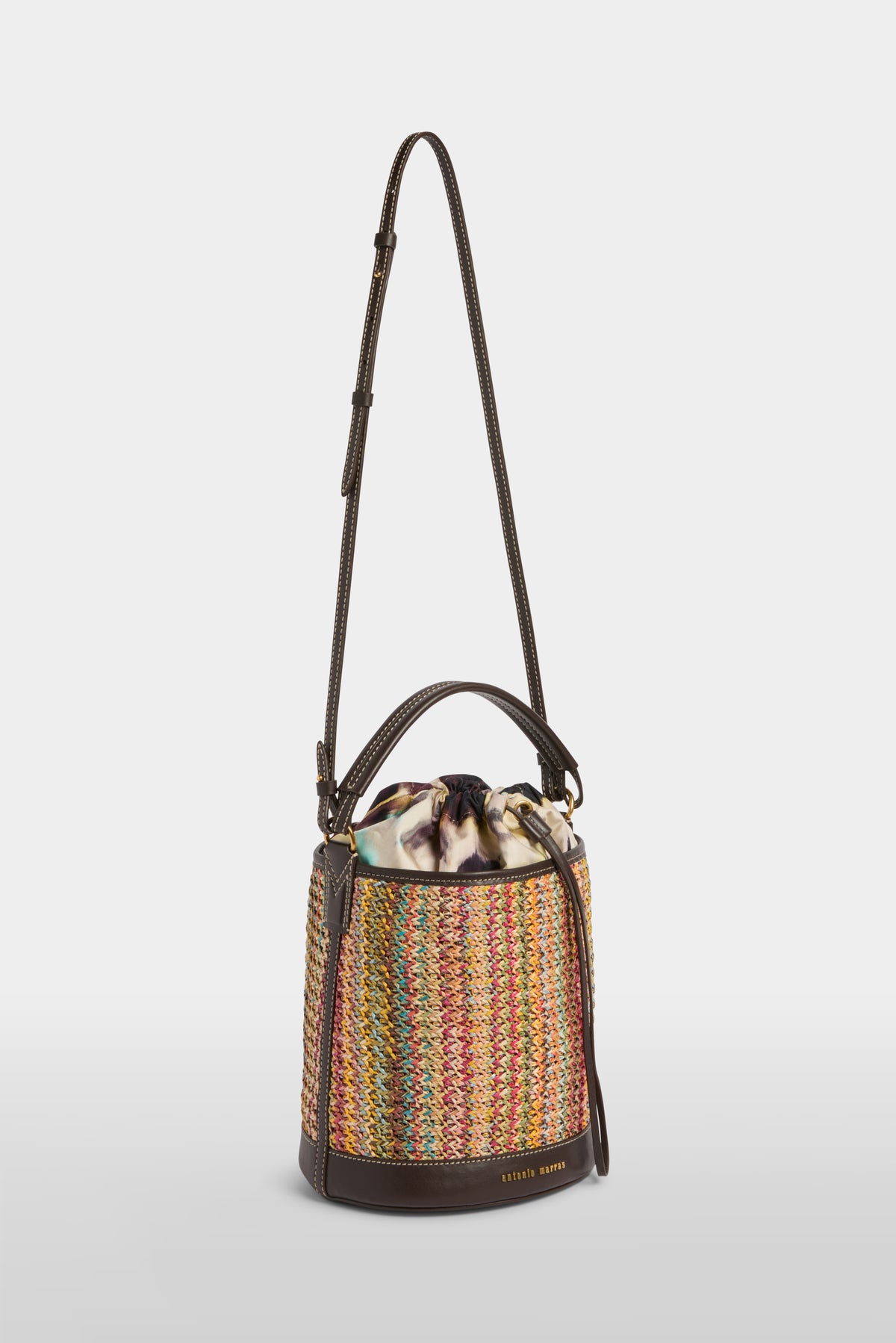 Raffia Bucket Bag