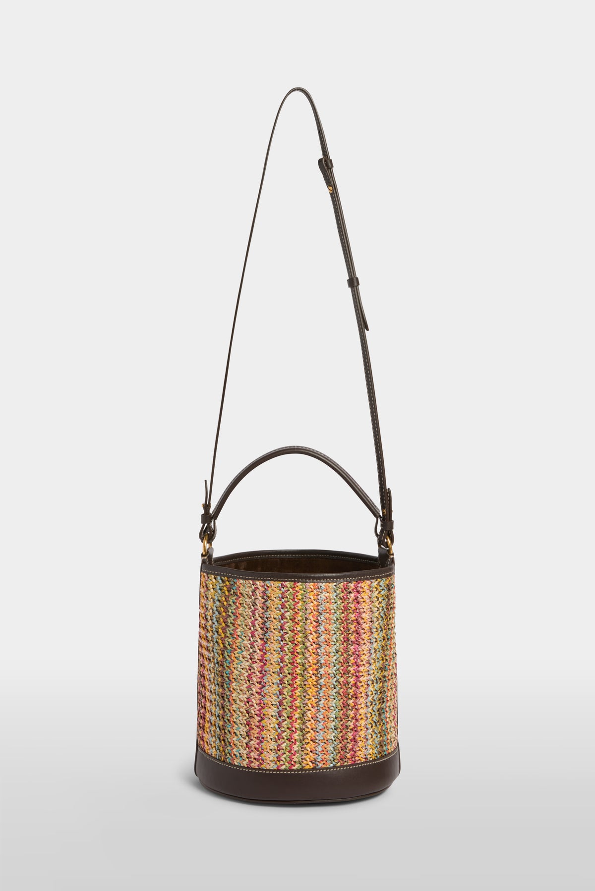Raffia Bucket Bag