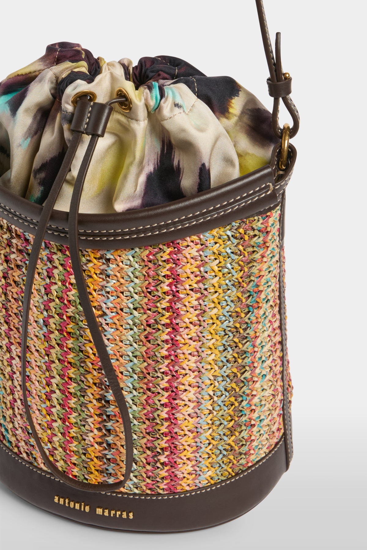 Raffia Bucket Bag
