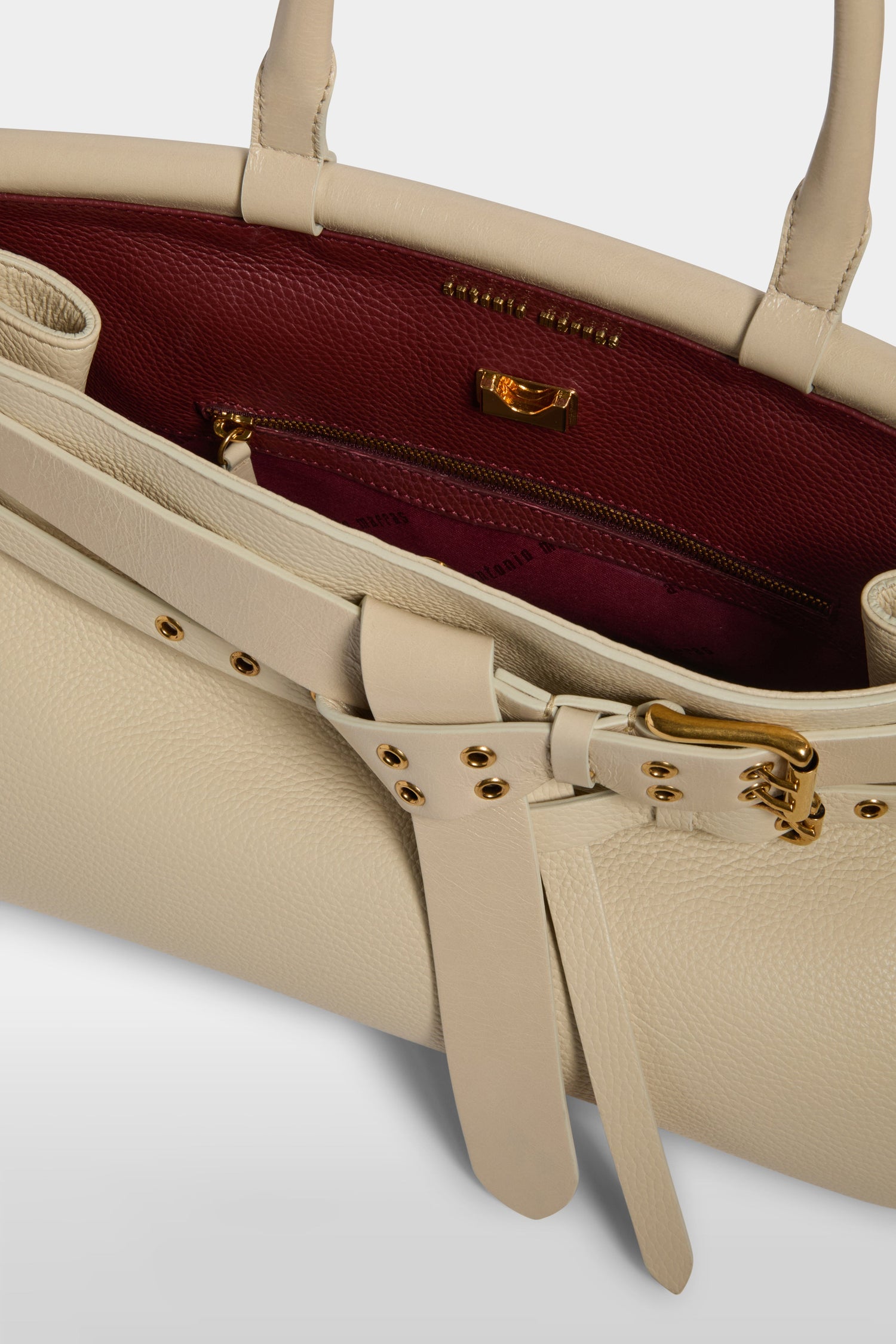 Ivory Tanit Bag Medium