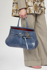 Blue Tanit Bag Medium