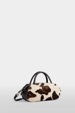 Cow Print Calf Hair Antine Bag Small