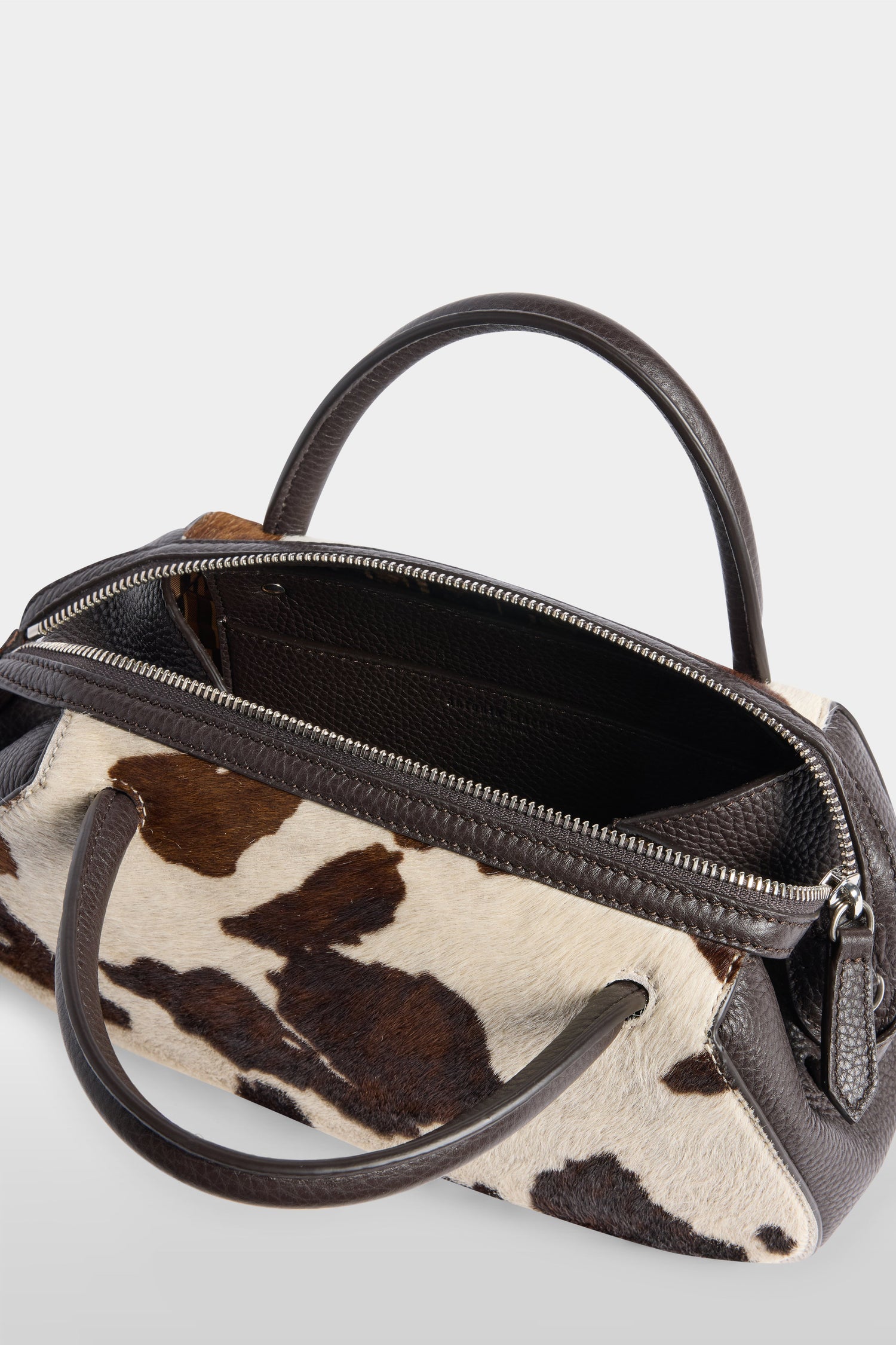 Cow Print Calf Hair Antine Bag Small
