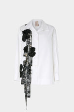 Asymmetric Robespierre with Floral Insert
