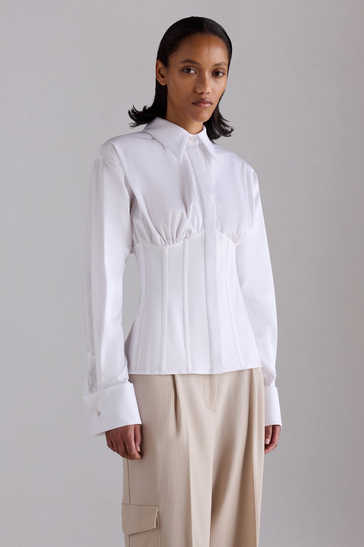 Corset White Shirt