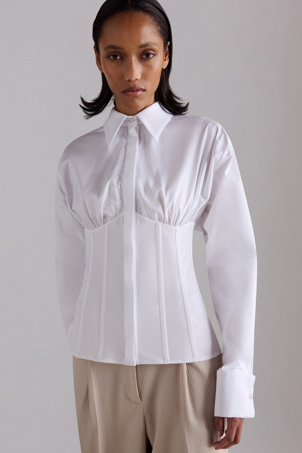 Corset White Shirt